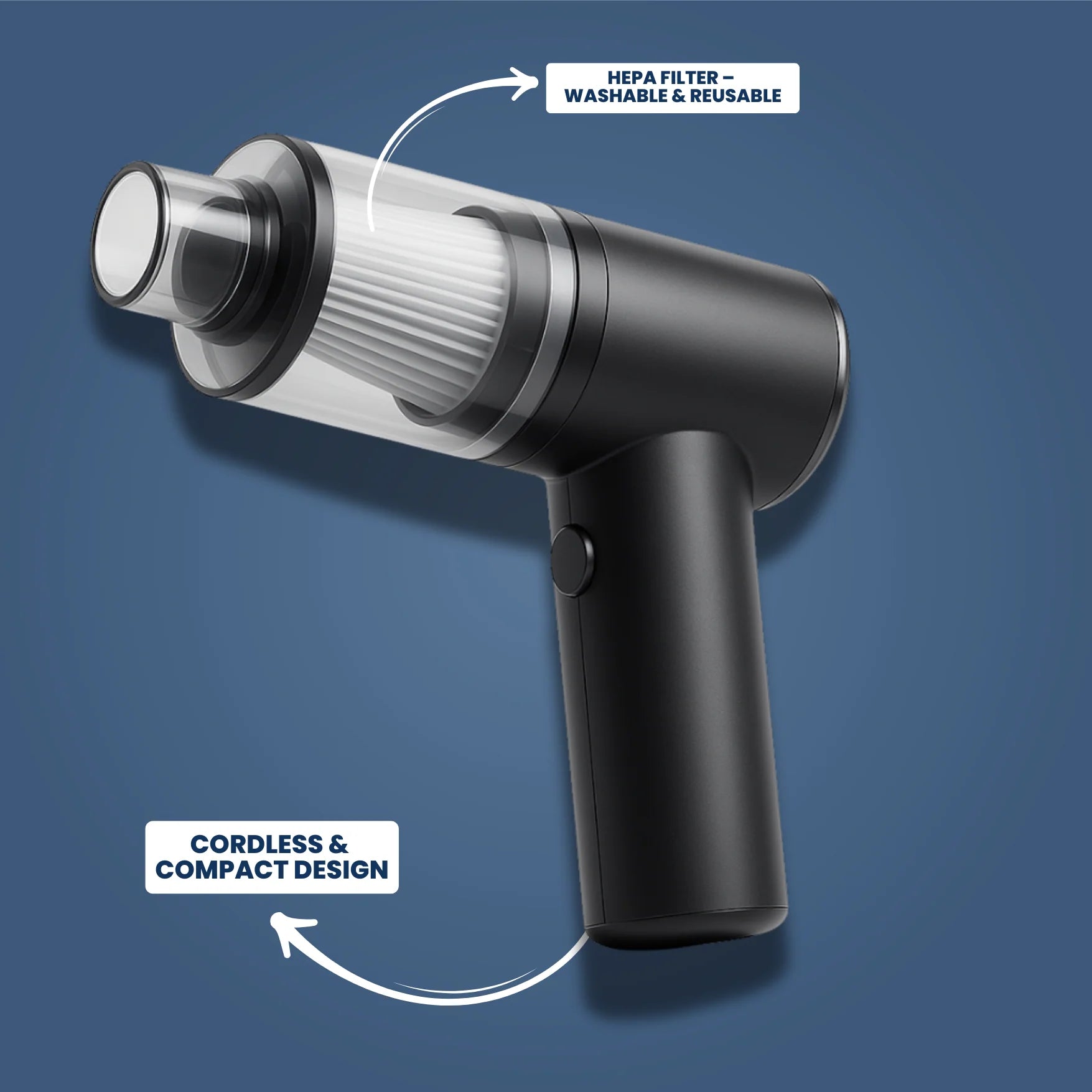 The Ultimate Car Cleaning Kit – Vacuum & Gel Combo for a Spotless Ride